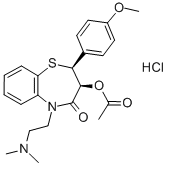 Dilthiazem hydrochloride Chemical Structure