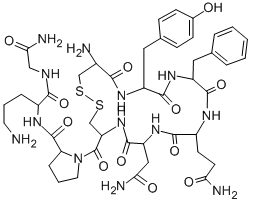 Ornipressin 结构式