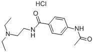 N-Acetylprocainamide hydrochloride Chemical Structure