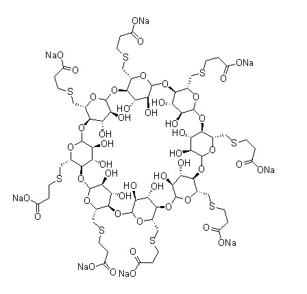 Sugammadex sodium Chemical Structure