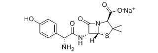 Amoxicillin sodium Chemical Structure