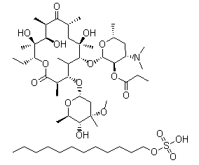 Erythromycin estolate Chemical Structure