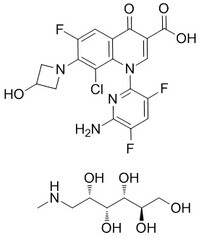 Delafloxacin meglumine Chemical Structure