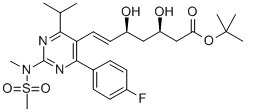 Tert-butyl rosuvastatin 结构式
