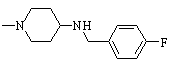 N-[(4-Fluorophenyl)methyl]-1-methyl-4-piperidinamine Chemical Structure