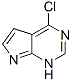 4-Chloropyrrolo[2,3-d]pyrimidine Chemical Structure