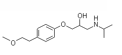 Metoprolol Chemical Structure