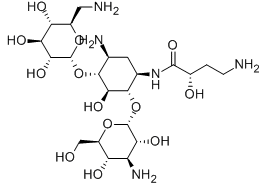 Amikacin Chemical Structure