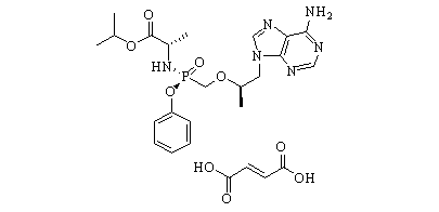 Tenofovir alafenamide fumarate Chemical Structure