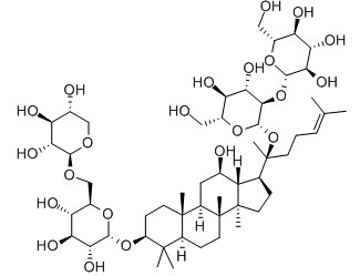 20(R)-Ginsenoside Rg3 Chemical Structure