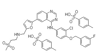 Lapatinib Ditosylate Chemical Structure