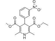 Nitrendipine Chemical Structure