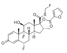 Fluticasone Furoate Chemical Structure