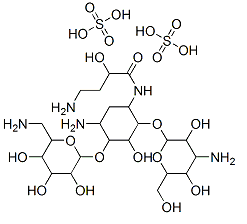 Amikacin disulfate salt Chemical Structure