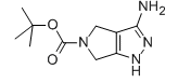 Pyrrolo[3,4-c]pyrazole-5(1H)-carboxylic acid, 3-amino-4,6-dihydro-, 1,1-dimethylethyl ester 结构式
