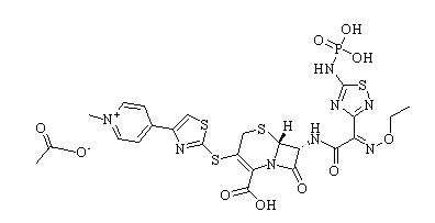 Ceftaroline fosamil Chemical Structure