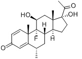 Fluorometholone Chemical Structure