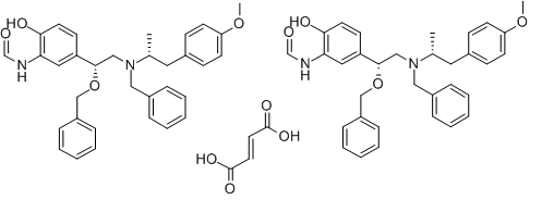 N,O-Dibenzylated formoterol Chemical Structure