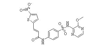 Necrosulfonamide 结构式