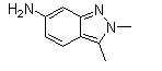 2,3-Dimethyl-6-amino-2H-indazole Chemical Structure