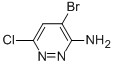 3-Amino-4-bromo-6-chloropyridazine Chemical Structure