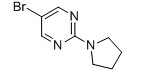 5-Bromo-2-pyrrolidinopyrimidine 结构式