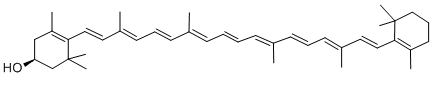 Cryptoxanthin Chemical Structure