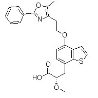 Aleglitazar Chemical Structure