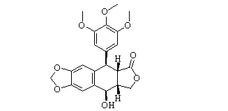 Picropodophyllin 结构式