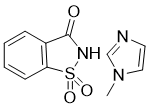 Saccharin 1-methylimidazole Chemical Structure