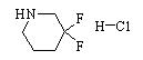 3,3-Difluoropiperidine hydrochloride Chemical Structure