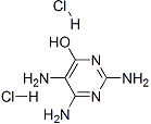 2,5,6-Triamino-4-hydroxypyrimidine dihydrochloride Chemical Structure