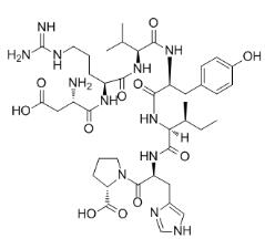 Angiotensin 1-7 Chemical Structure