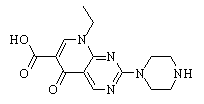 Pipemidic acid Chemical Structure