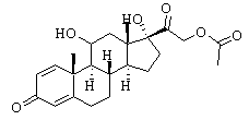 Prednisolone-21-acetate Chemical Structure