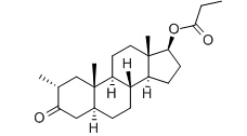Drostanolone Propionate Chemical Structure