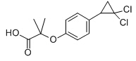 Ciprofibrate Chemical Structure