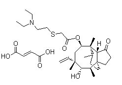 Tiamulin fumarate Chemical Structure