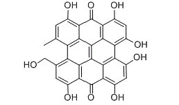 Pseudohypericin Chemical Structure