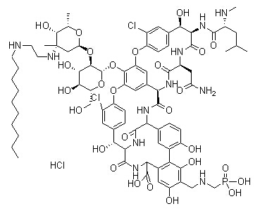 Telavancin hydrochloride Chemical Structure