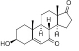 7-Keto-Dehydroepiandrosterone Chemical Structure