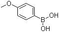 4-Methoxyphenylboronic acid Chemical Structure