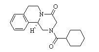 (R)-(-)-Praziquantel Chemical Structure