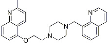 Quinoline, 2-Methyl-5-[2-[4-(8-quinolinylMethyl)-1-piperazinyl]ethoxy]- Chemical Structure