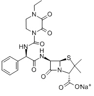 Piperacillin sodium salt Chemical Structure