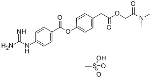 Camostat mesilate Chemical Structure