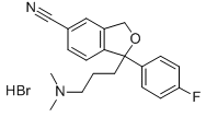 Citalopram hydrobromide 结构式