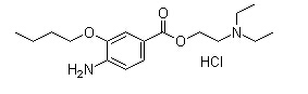 Oxybuprocaine hydrochloride Chemical Structure