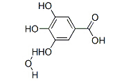 Gallic acid monohydrate Chemical Structure