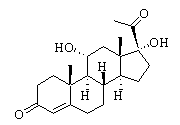 Pregn-4-ene-3,20-dione,11,17-dihydroxy-, (11a)- Chemical Structure